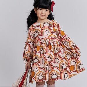 Pink Chicken: Cecilia Dress Rainbow